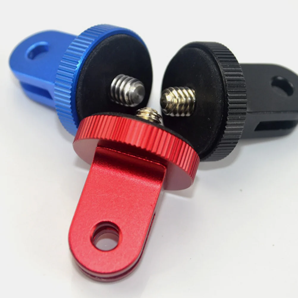 

3pcs 1/4 Inch Universal Camera Adapter Cnc Aluminum Tripod Convert Mount For Action Cameras Monopod Mount Adapter