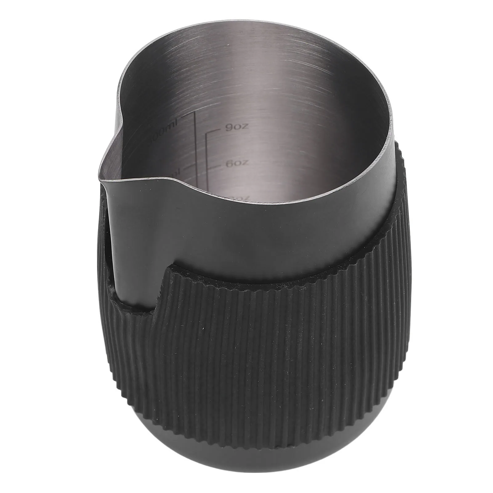Image 6: Pichet à mousse de lait en acier inoxydable, 420ml, avec échelle, empêche les brûlures, nettoyage facile, tasse à mousseur à lait pour café