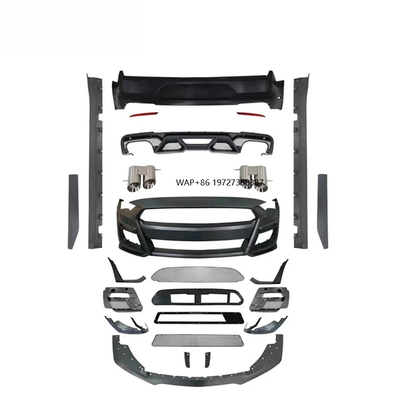 

New Arrival Bodykit Car Conversion Facelift Bodykit for 2018-2022 Body Kit Upgrade to GT500 Front Rear Bumper Side Skirt