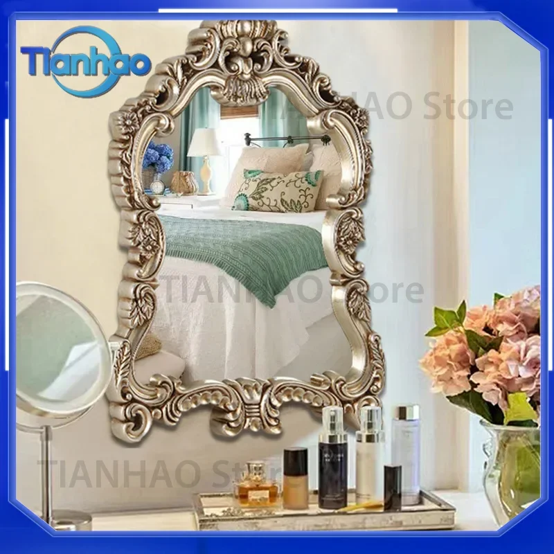 Floor Vintage Mirrors for Luxury Standing Large Irregular Vanity Mirror Cosmetic Dressing Room Wall Decoration Espejo Pared