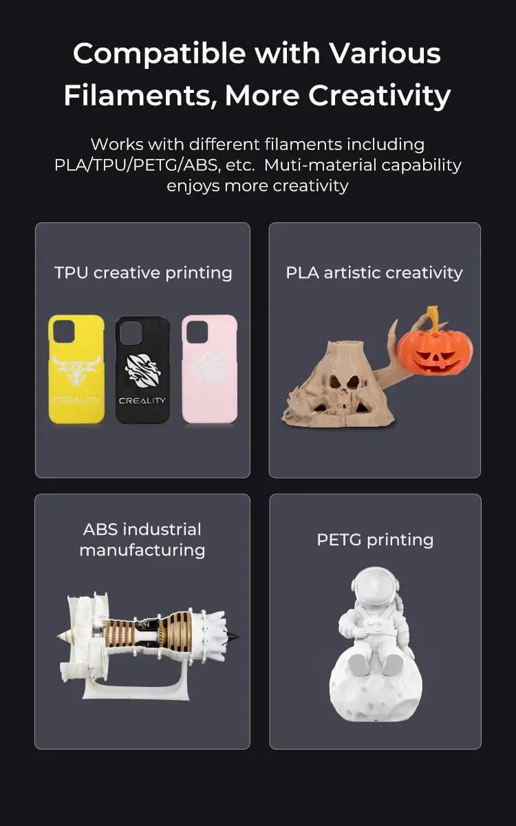 Creality Ender-3 KE Direktantrieb-Extruder-Kit, Upgrade mit Dual-Gear-Zuführungsdesign für Ender-3 V3 SE/Ender-3 KE 3D-Drucker – Detail 5