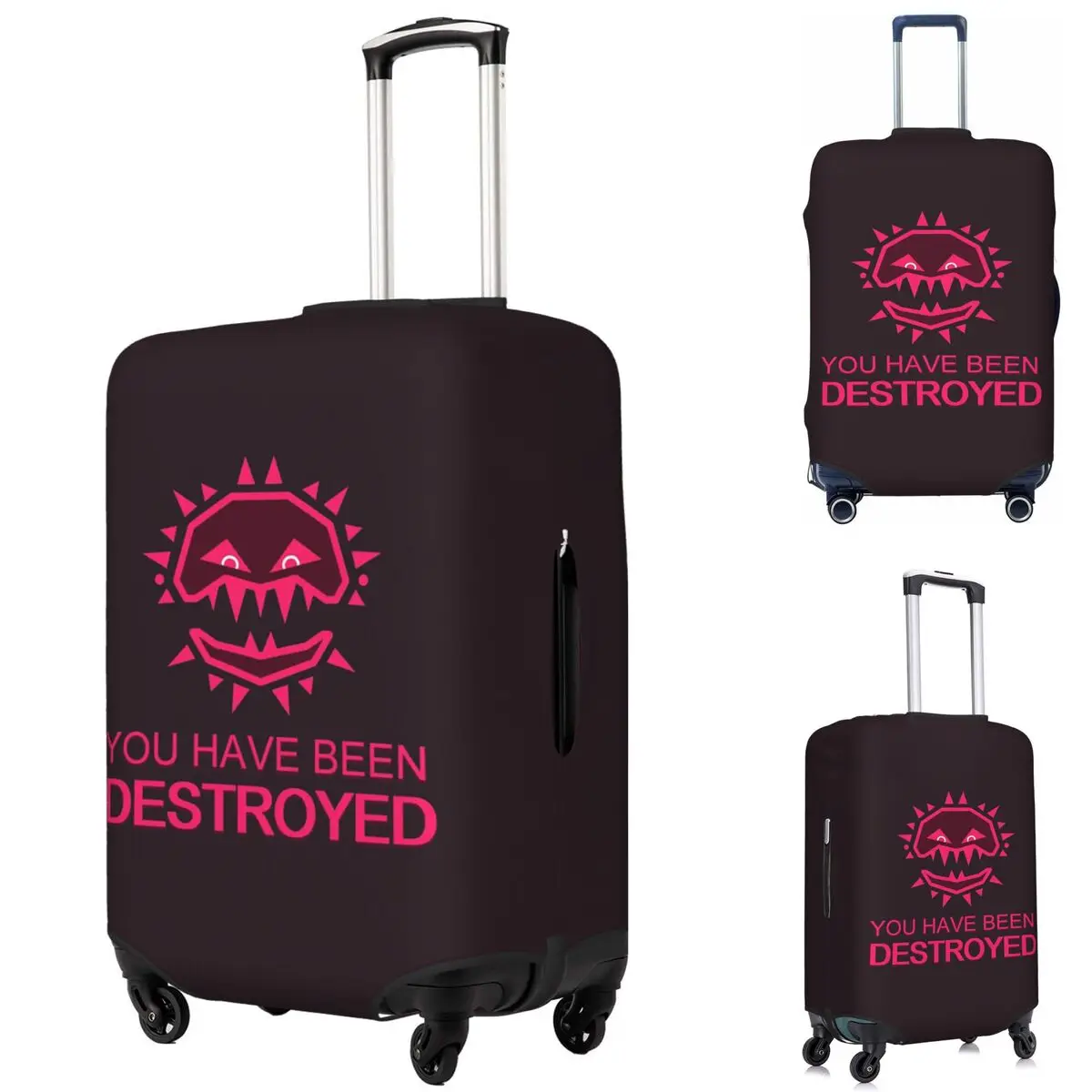 

JSAB Annihilate Just Shapes And Beats Blixer Suitcase Cover Protection Elastic Trip Luggage Protector Covers for 18-32 Inch