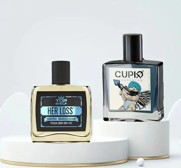 น้ำหอมสำหรับผู้ชายแบบสเปรย์ 2 ชิ้น - Her Loss + Cupld, 1.7 ออนซ์+1.7 ออนซ์, น้ำหอมผู้ชายที่สมบูรณ์แบบ เหมาะสำหรับทุกสภาพผิว คุณภาพดีที่สุด