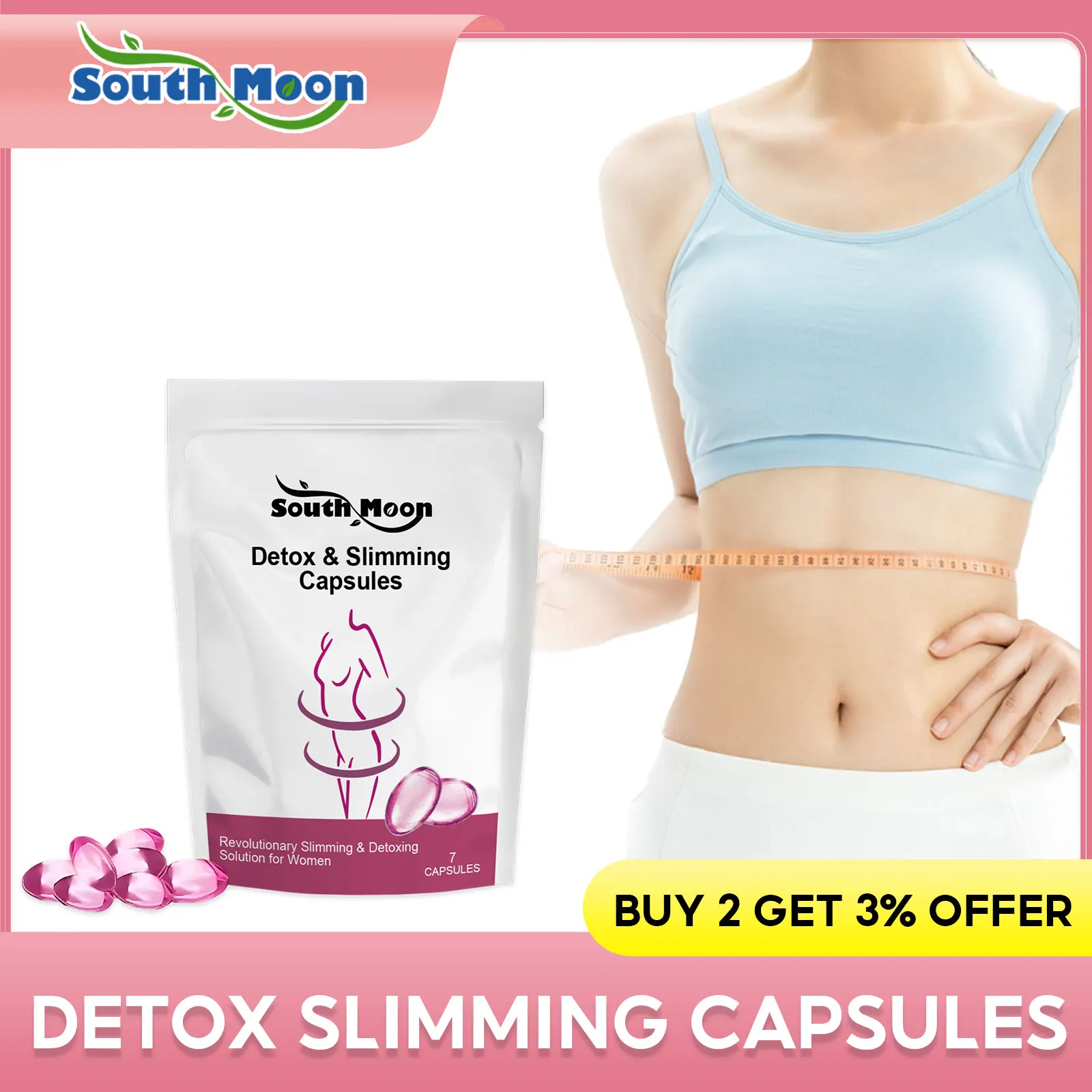 

Instant Detox Slimming Capsule Vaginal Tighten Weight Loss Belly Cleansing Anti Cellulite Female Hygiene Fat Burning Products