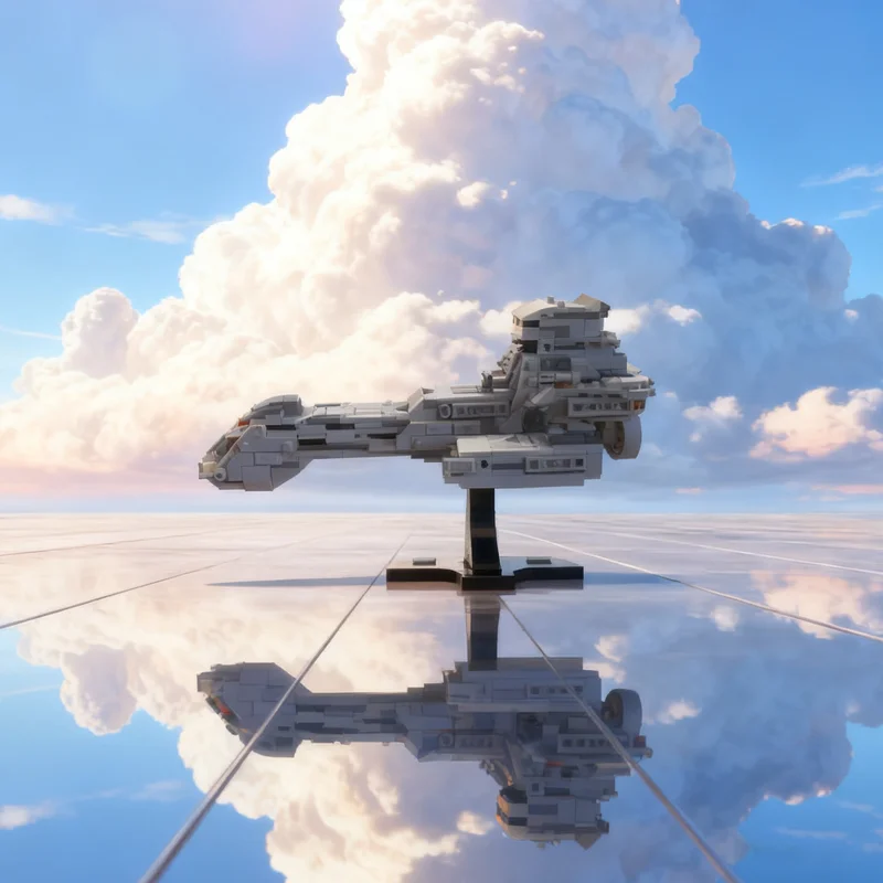 

590 шт. MOC Stargate SG 1 Prometheus Midi масштаб значки модель игрушки строительные блоки архитектура DIY идея рождественские подарки креативный