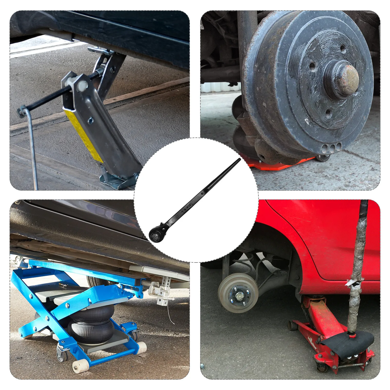 

Pointed Tail Ratchet Wrench Single End 72T Smooth Finish Hardened Steel For Car Repair Home Use Quick Release Tool