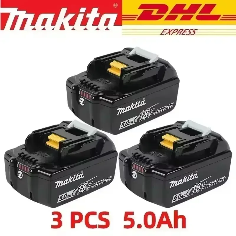 100% Originele Makita 18V Accu BL1850B BL1850 BL1860 BL1830 BL1815 BL1840 LXT400 6.0Ah voor Makita 18V Accu