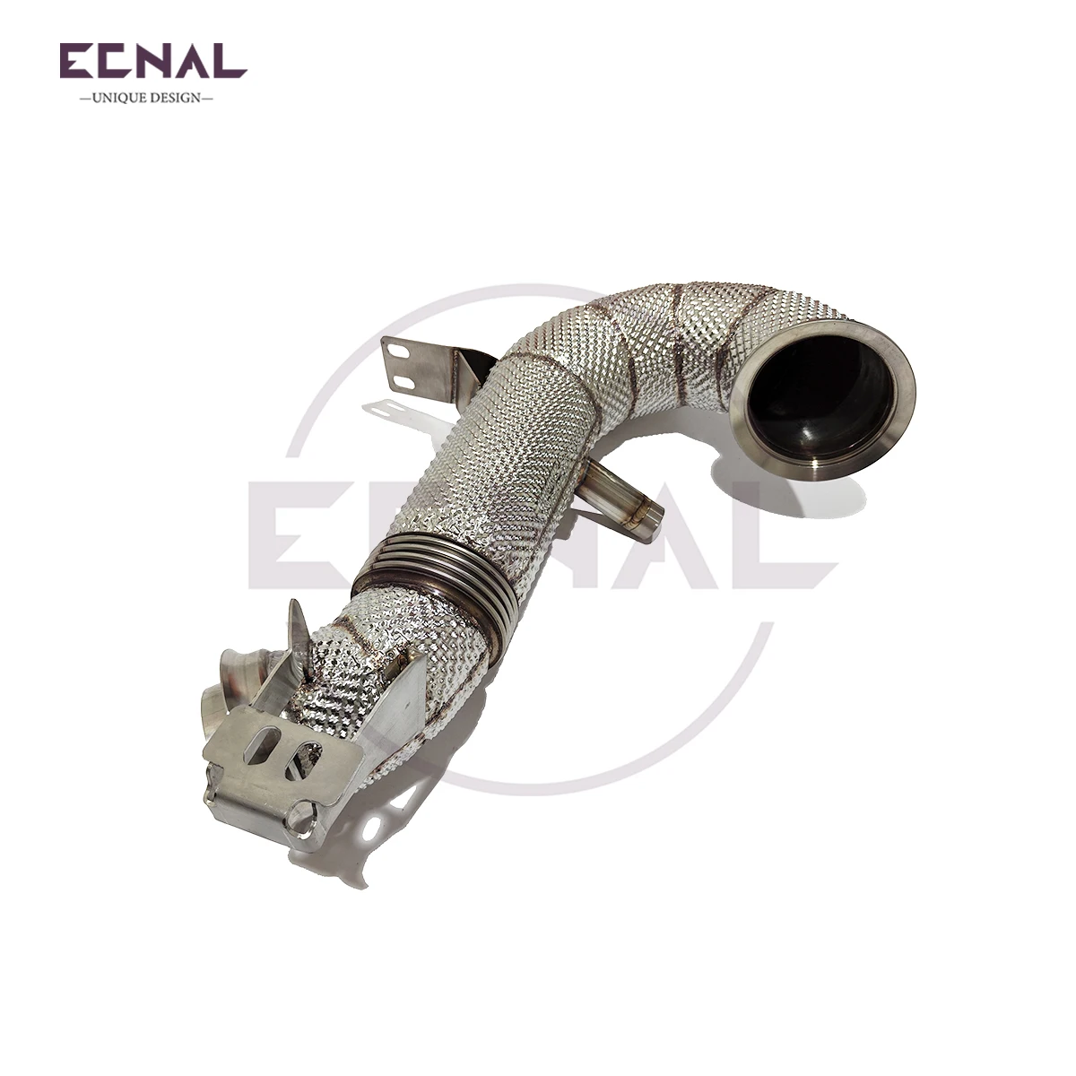 

Ecnal Exhaust Downpipe with Catalytic Converter for Mercedes Benz GLE53 3.0T 2020+High Quality SS304 Sport Exhaust Pipe System
