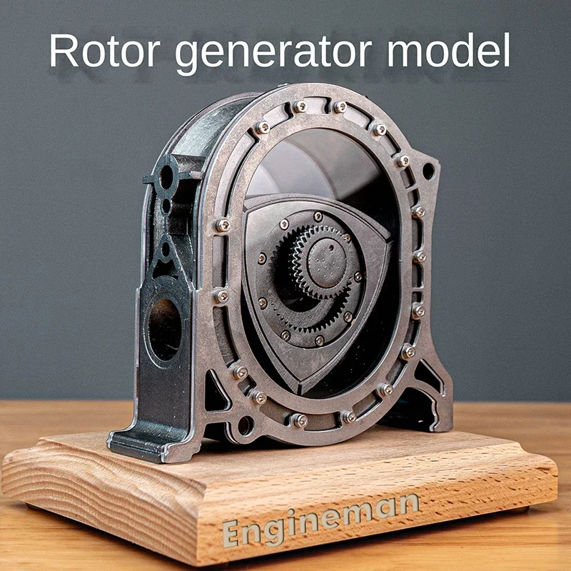Rotary Engine Model DIY Metal Machinery Assembly Ornaments Internal Combustion Engine Model Toy Gift Physics Experiment Toy