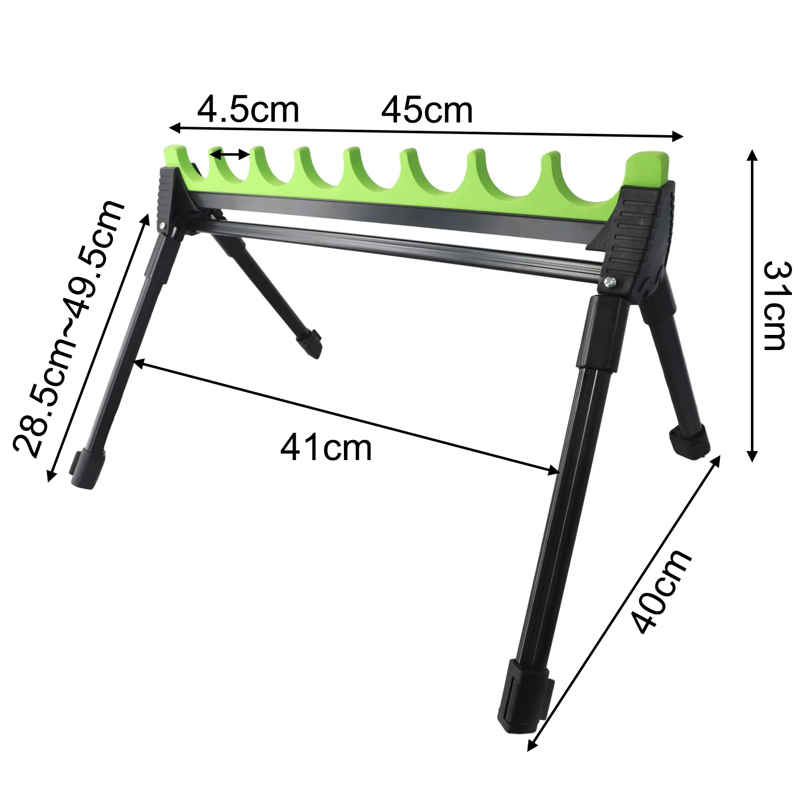 

Rod Holder Stopper 4 Leg Rod Holder Compact Design EVA Material High-Quality Materials Packs Away Easily For Anglers