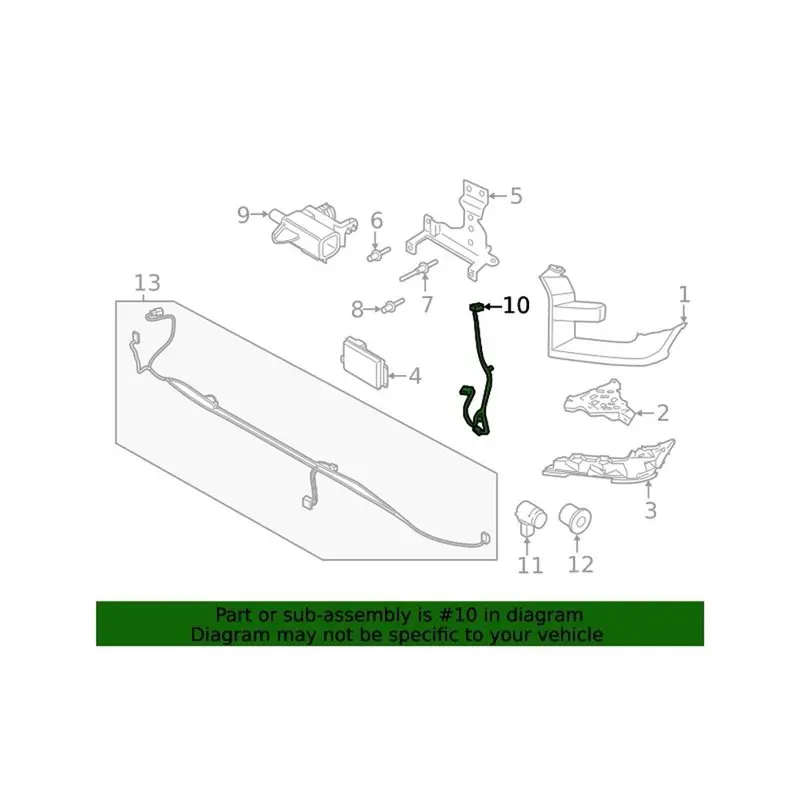 A33K-For Ford F150 2015-2018 Harness Connector For Ambient Air Temp Sensor FL3Z14B242B FL3Z-14B242-A