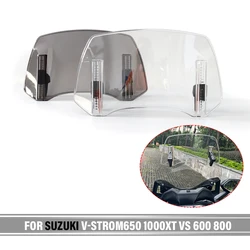 For SUZUKI V-STROM 650 1000XT VS 600 800 DL1000 DL650 DL250 Motorcycle Windshield Extension Spoiler Windscreen Air Deflector