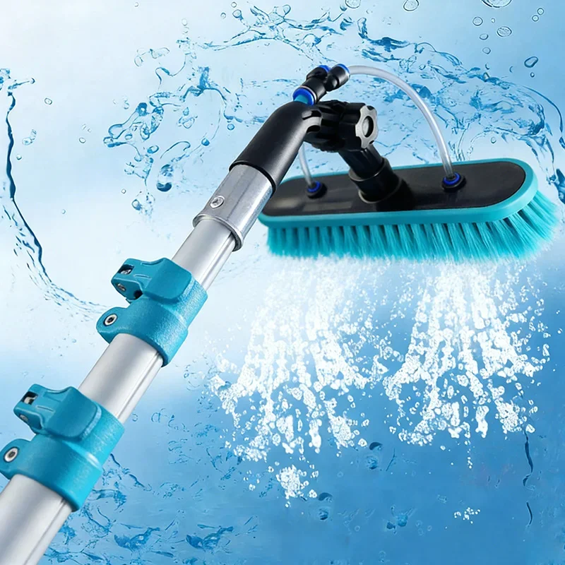 &For Adjustable 10.8m Window Solar Cleaning Pole Water Fed Pole Kit Solar Panel Cleaning System Cleaning Washing Tool