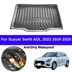 Car Auto Rear Boot Cargo Liner Tray Trunk Mat Cushion Carpet for Suzuki Swift AOL 2023 2024 2025 Pad Anti-dirty Anti-water