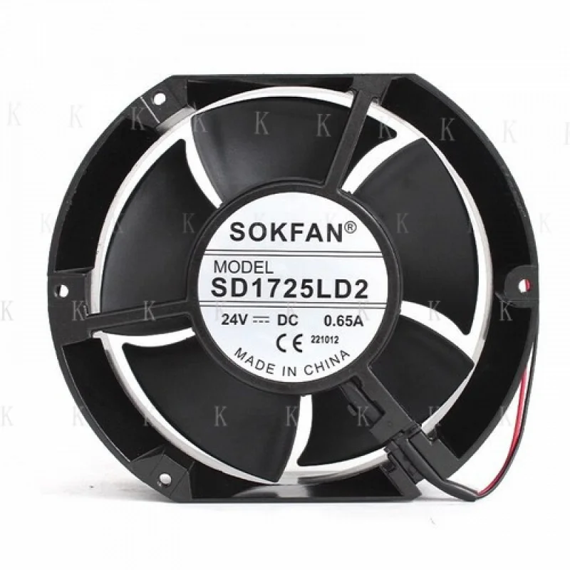 C     FOR SOKFAN SD1725LD2 1725 24V 0.65A 2-wire chassis cooling fan fan