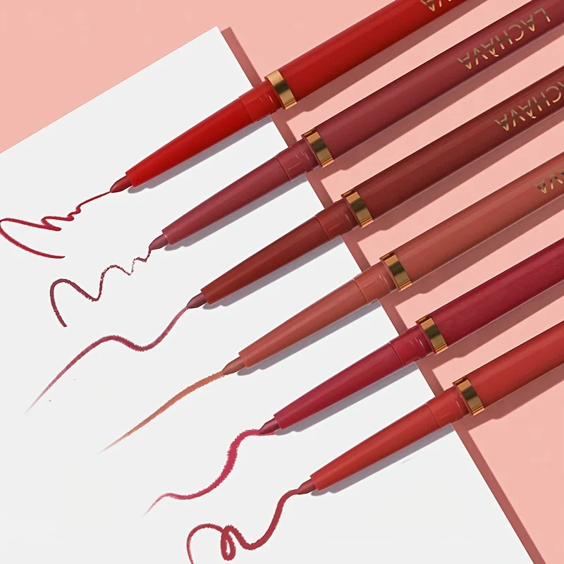 Długotrwały, wodoodporny, matowy konturówka do ust w odcieniach nude - wysoka pigmentacja, wysuwana, gładkie nakładanie, naturalny wygląd