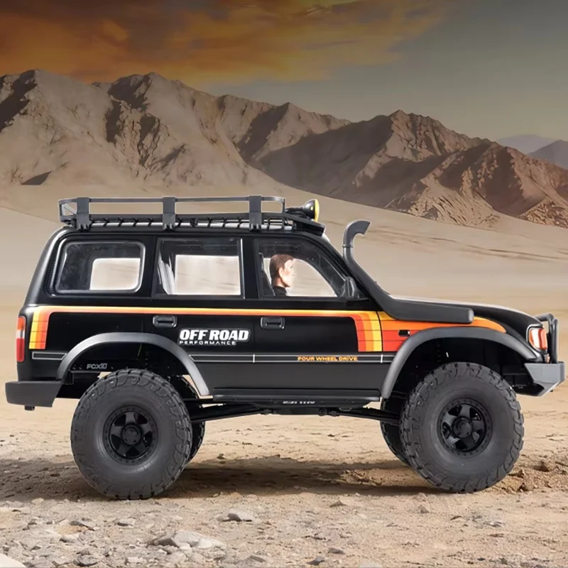 

FMS 1/10 FCX 10 Toyota Land Cruiser LC80 Black Limited Edition Brushless RC Off-Road Crawler Electric Truck with 25KG Servo