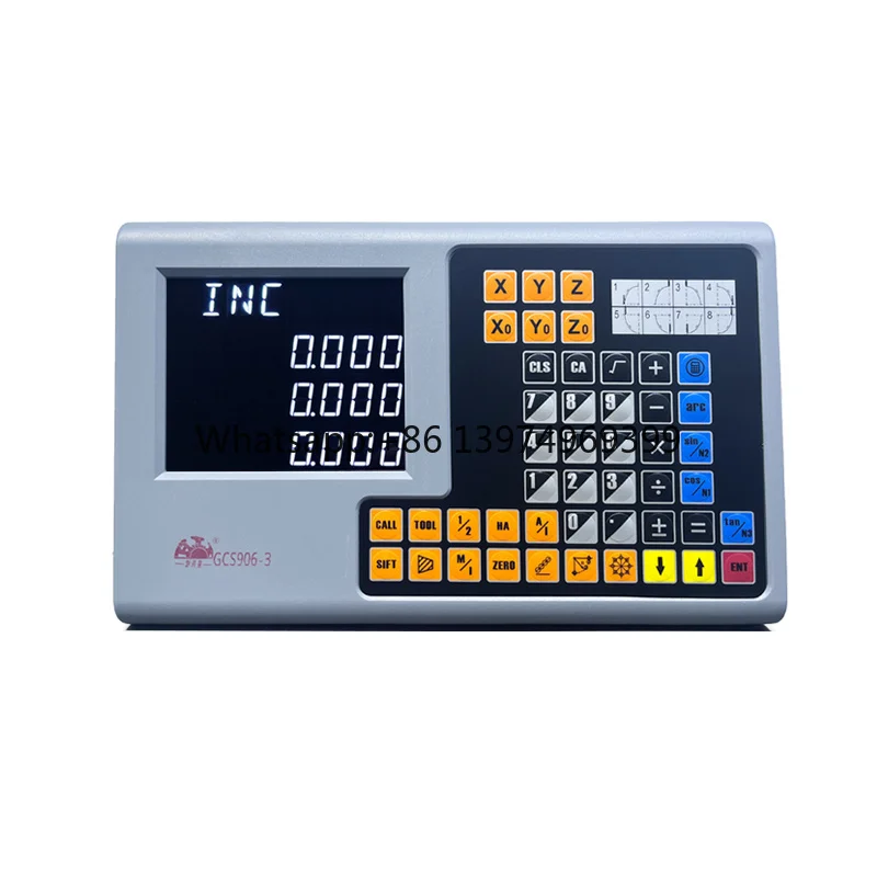 Hxx Complete Digital Readout 3 Axis Dro Kit Digital Display GCS906 and 3 Piece 50-1000mm Linear Scale for Boring Tools