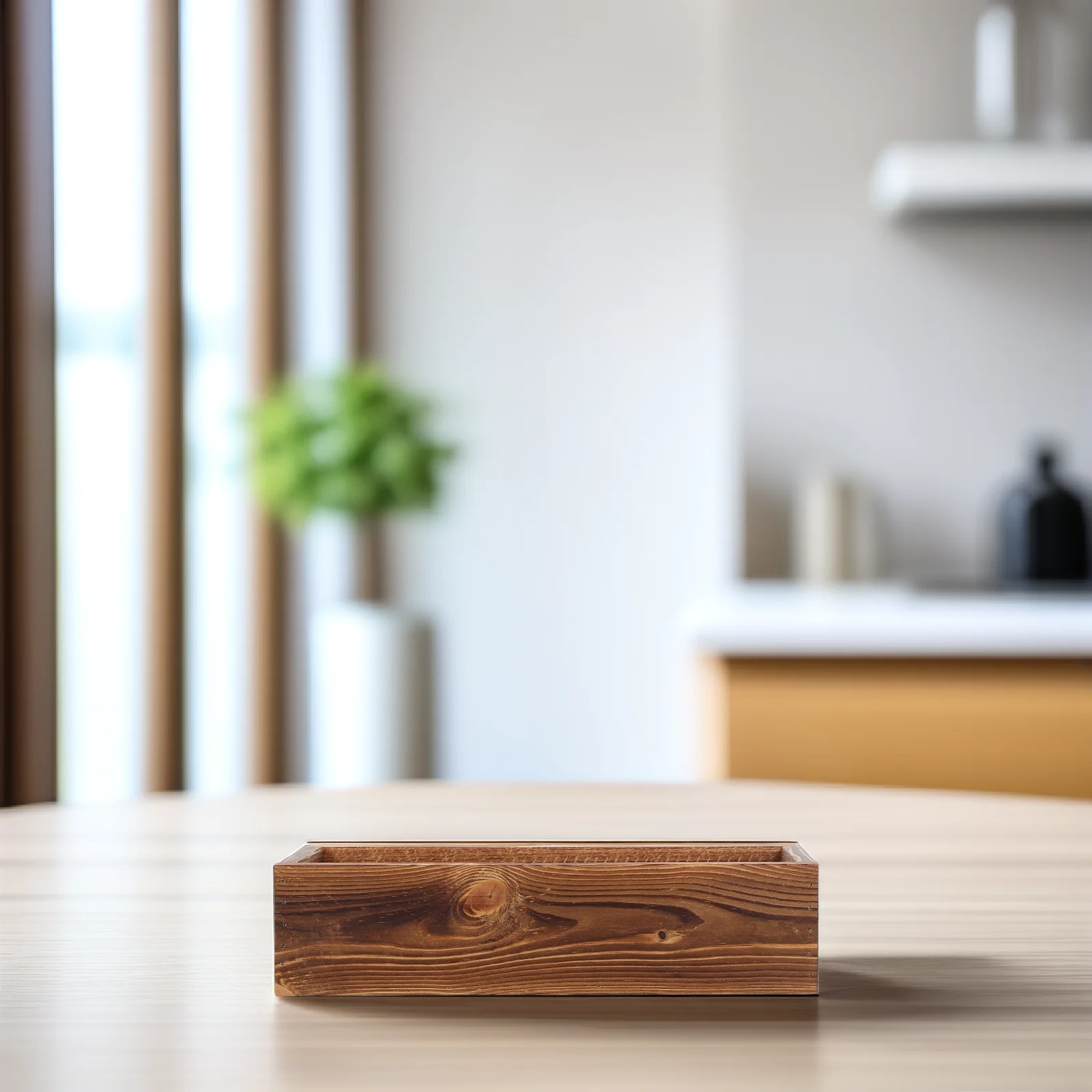 الرجعية صندوق زراعة خشبي مزرعة نمط الخشب اناء للزهور لحديقة شرفة مكتب زارع نافذة الأرز في الهواء الطلق مستطيلة