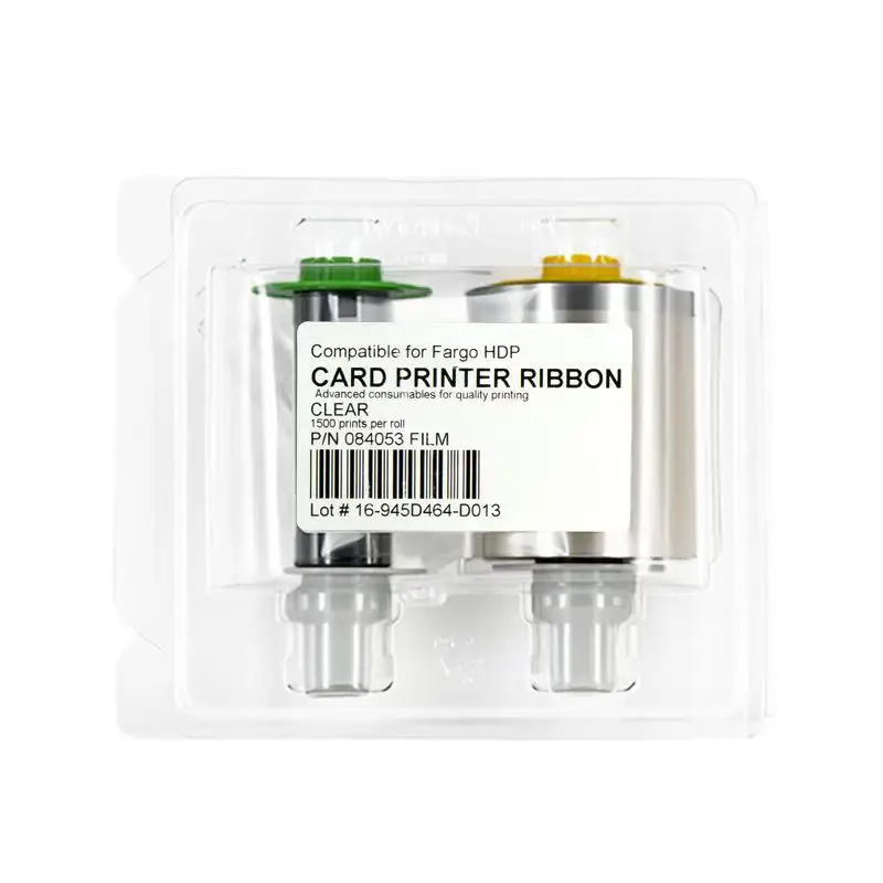 

compatible fargo hdp5000 card printer color ribbon 084051 film 084053
