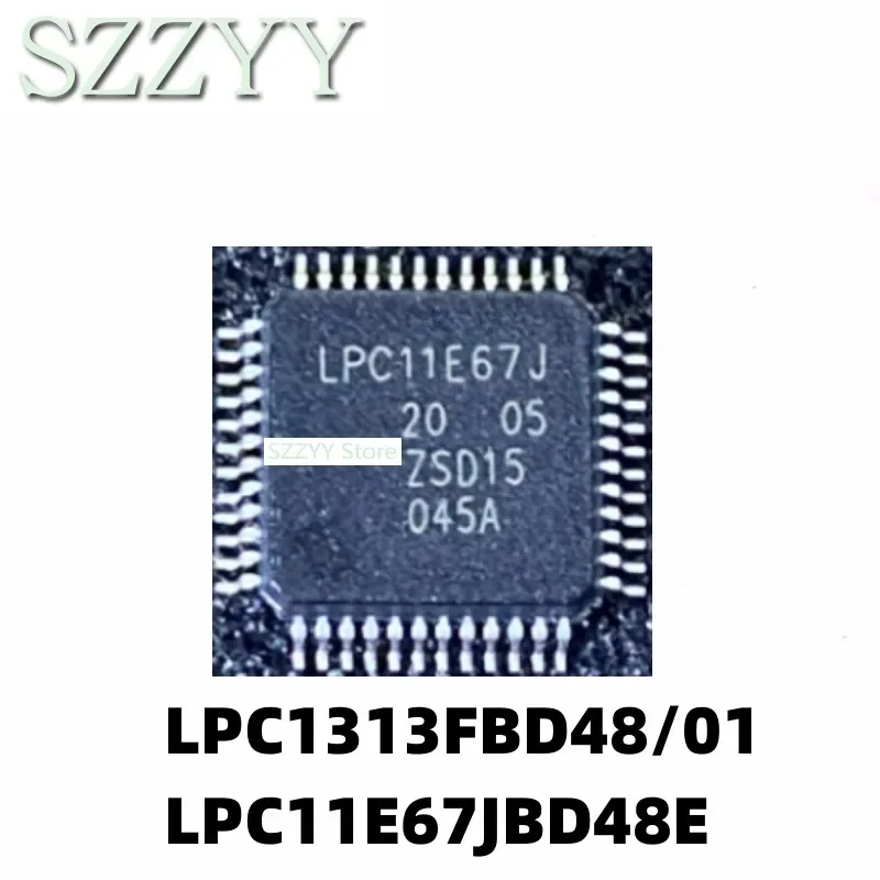 5PCS LPC11E67JBD48 LPC11E67JBD48E QFP48 LPC1313F LPC1313FBD48/01