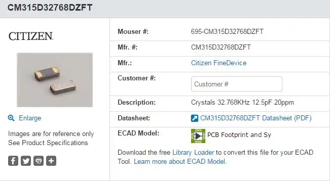 

20 шт./лот CITIZEN 3215 32,768 кГц 12,5PF 20 ppm CM315D32768DZFT чипы электронные новые