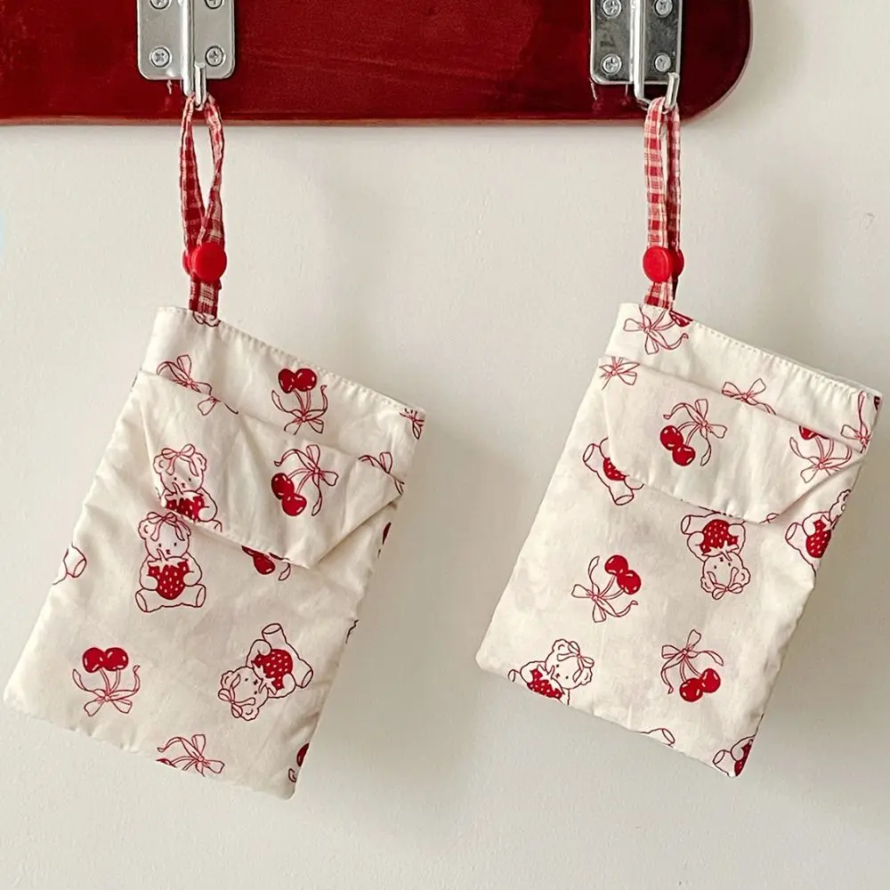 Nieuwe Rode Konijn Verpleegkundige Etui Grote Capaciteit Cartoon Pen Tas Handheld Gift Briefpapier Tas Studenten Levert