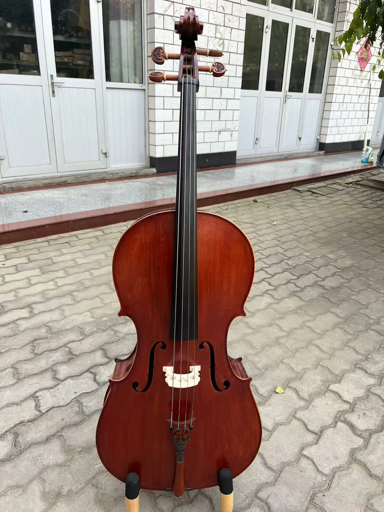 Professional song master Cello 7/8 Solid whole maple back old spruce top