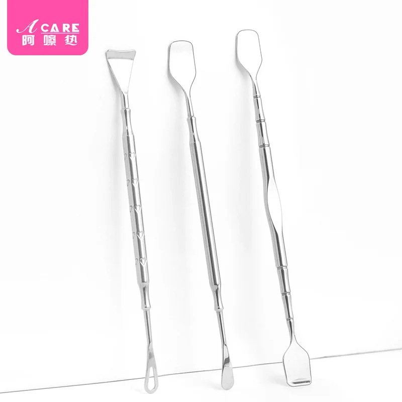 Pelle à points noirs A1-Portable pelle de nettoyage du visage grattoir à l'acné grattoir à nez outil manuel de compression d'acné