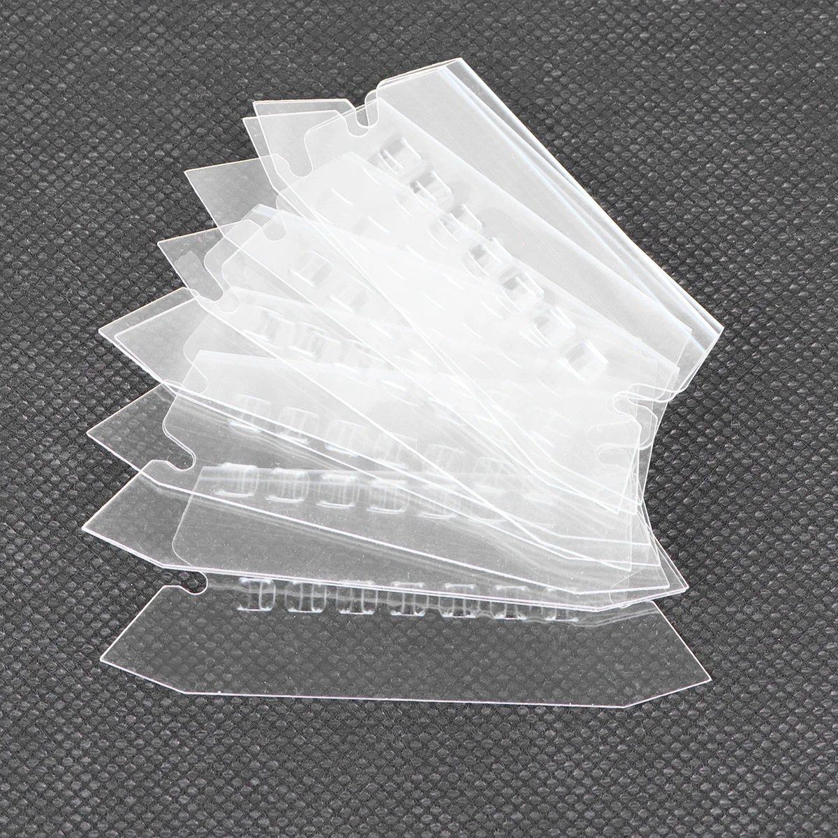 100 шт., пленка для индексной этикетки, прозрачные гладкие подвесные вкладки для офисной организации, этикетки для папок с файлами, подвесные вкладки для папок с файлами