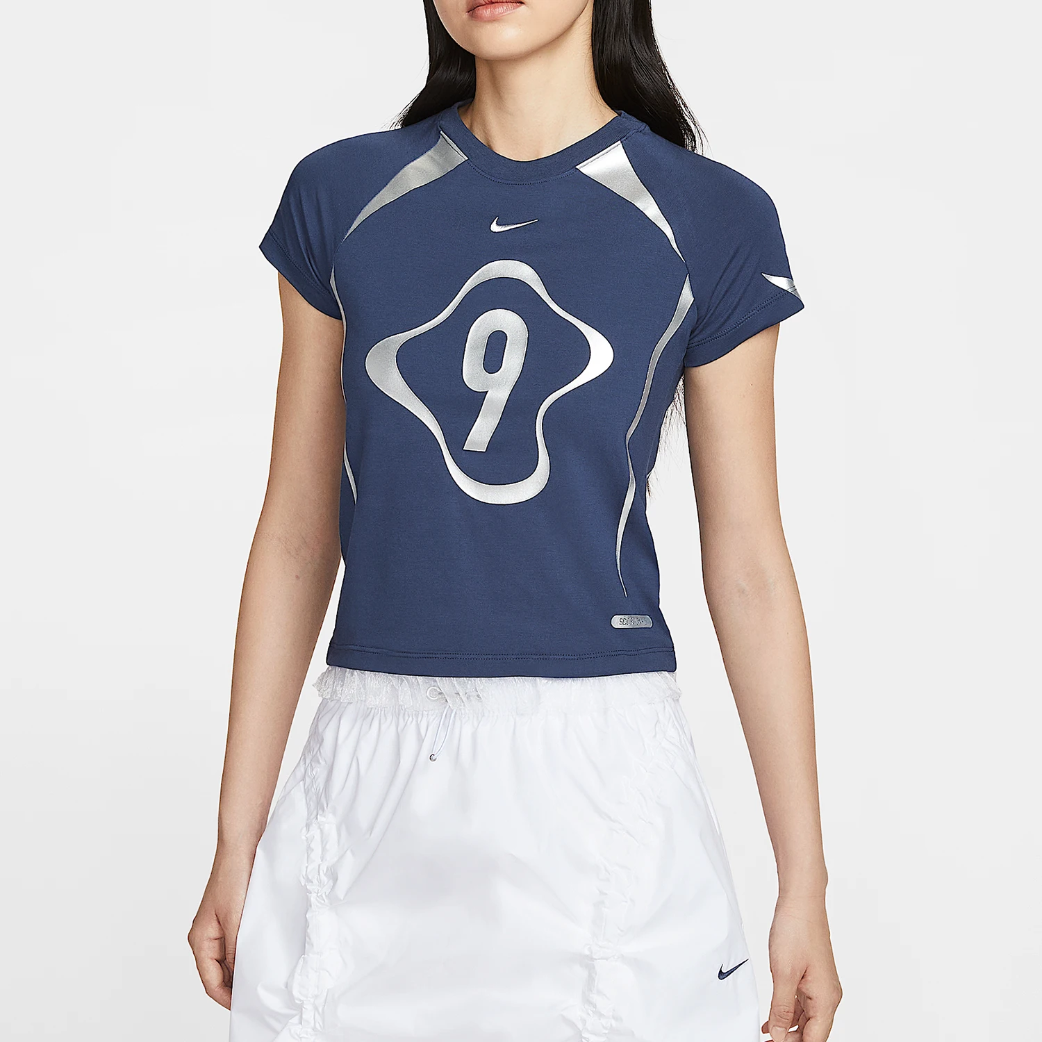 

Nike genuine 2025 Summer Women's Knit Soft Smooth Casual Short Sleeve II1950-410