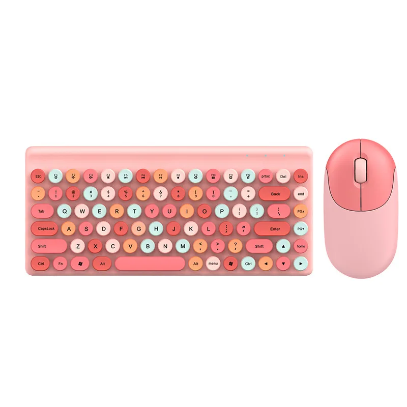 High Quality Mini Wireless Keyboard Mouse Combo Universal Fit Tablet Laptop Daily Use