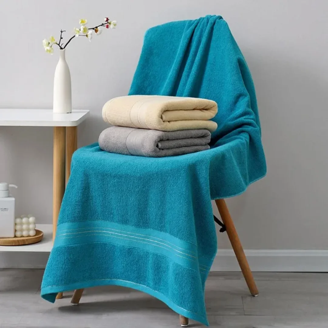 

70*140cm Home Bathroom Bath Towel Adult General Absorbent Hotel Beauty Salon Bath Towel Beach Towel