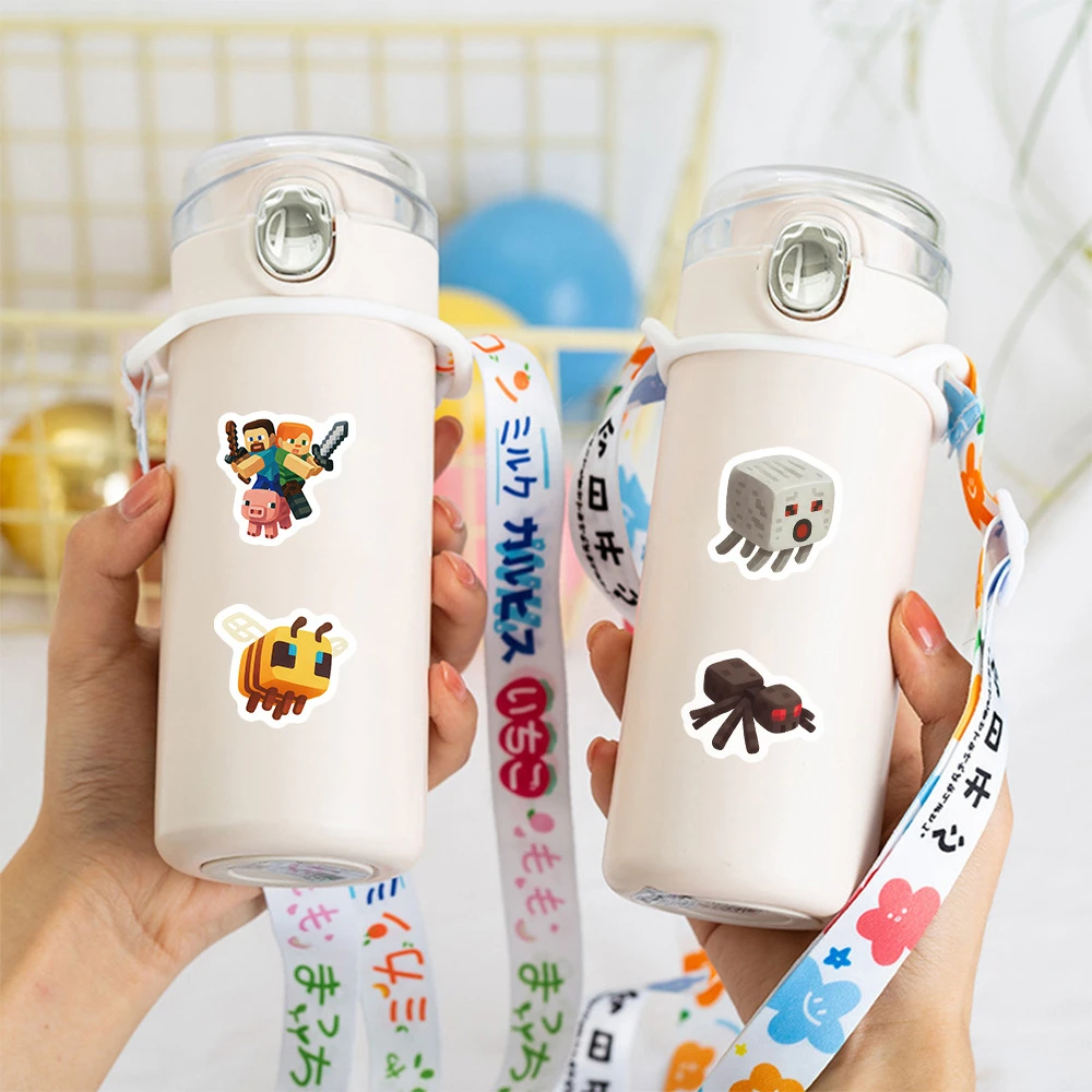 Laptop Accessories & Repair Jagtap Dairy Pimple Nilakh Pimpri Chinchwad Maharashtra - 500pcs/Roll Minecrafted Cartoon Stickers Kawaii Anime