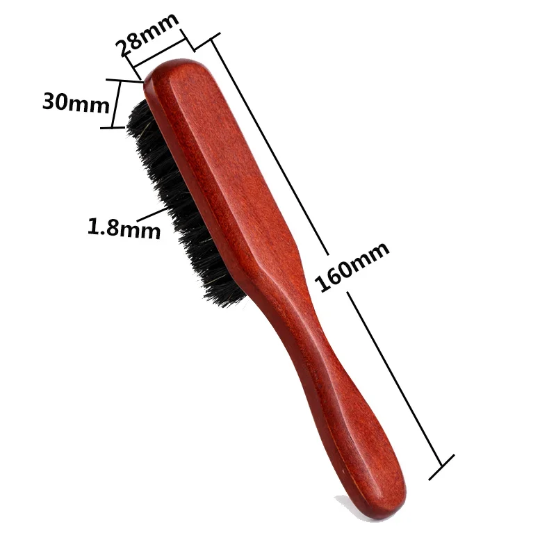 Щетка для бороды из Букового материала с щетиной дикого кабана, набор для бритья, профессиональные инструменты для парикмахерской, щетка для бритья