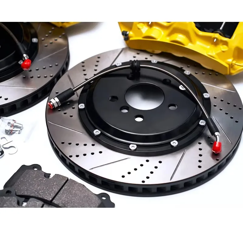 

High Performance Auto Racing Brake Kit Systems GT6 6 Pistons 18 Inch Front Brake for vw tiguan