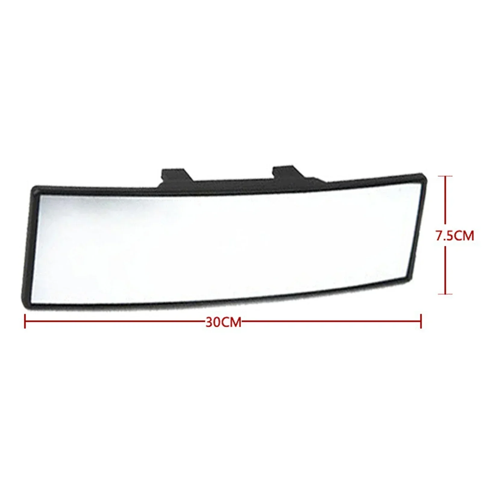 Espejo plano curvo de gran angular para coche, Reflector antideslumbrante, gran campo de visión trasera, espejo de marcha atrás, accesorios