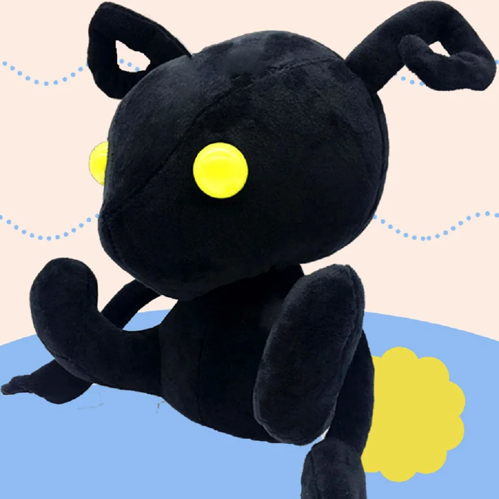 Kingdom Hearts Shadow Heartless Ant Plush Doll Stuffed Animal Plushie Figure Toy Cartoon Game Pillow Kid Birthday Xmas Fan Gift