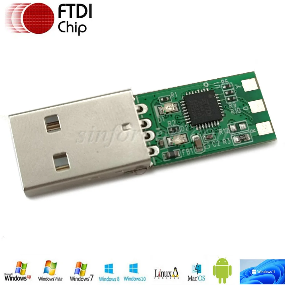 

Маленькая крошечная компактная плата FTDI FT232RQ от USB к последовательному порту COM