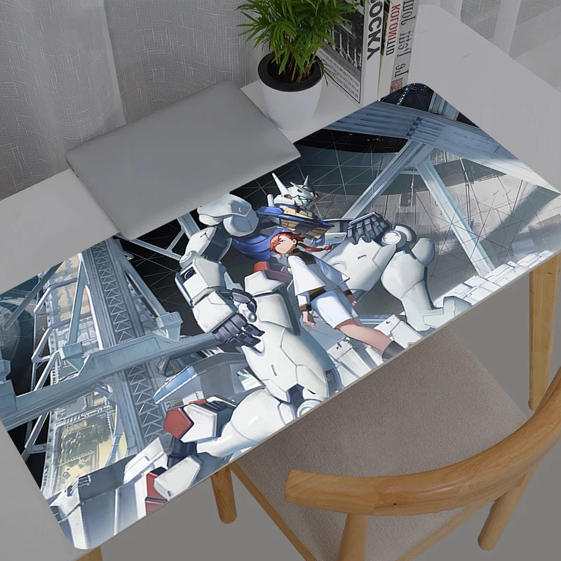 Mouse Pad Mobile Suit Gundam Gaming Accessories Computer Keyboard Gamer Designed Specifically For e-sports Games Mousepad