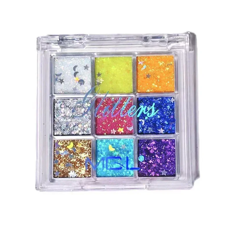 1pcs Glitter Shiny Eyeshadow Beauty Palette Eyes Makeup Children Stage Makeup Long Lasting Special Glitter Twinkle Gel Eyeshadow