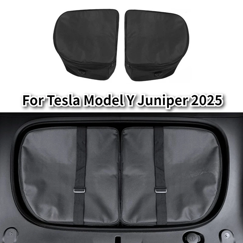 

Front Box Insulation Bag for Tesla Model Y Juniper 2025 Frunk Cooler Organizer Cooler Bag Front Trunk Storage Car Accessories