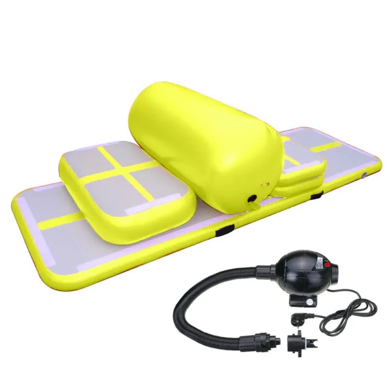 Gymnastik-Lufttumbling-Track, ein Set kleiner aufblasbarer Sprungmatten, aufblasbarer Sport-Airtrack für das Fitnessstudio mit Pumpe – Detail 2
