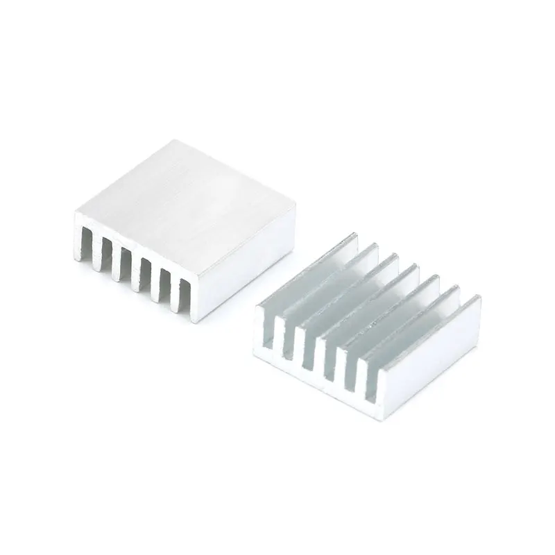 100 sztuk/1 szt. 14*14*6mm Radiator z Stopu Aluminium, Chłodnica do Chipów Elektronicznych IC, Radiator Chłodzący do CPU RAM GPU PCB — zdjęcie produktu 7
