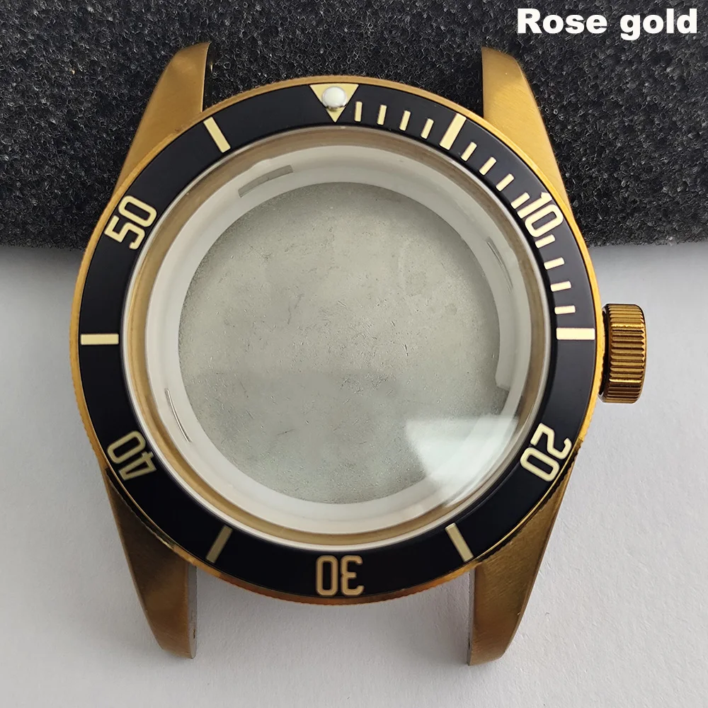 Miyota 8215 movimiento oro rosa caja de 41 mm caja plateada correa de acero inoxidable de 22 mm esfera C3 manecillas 8215