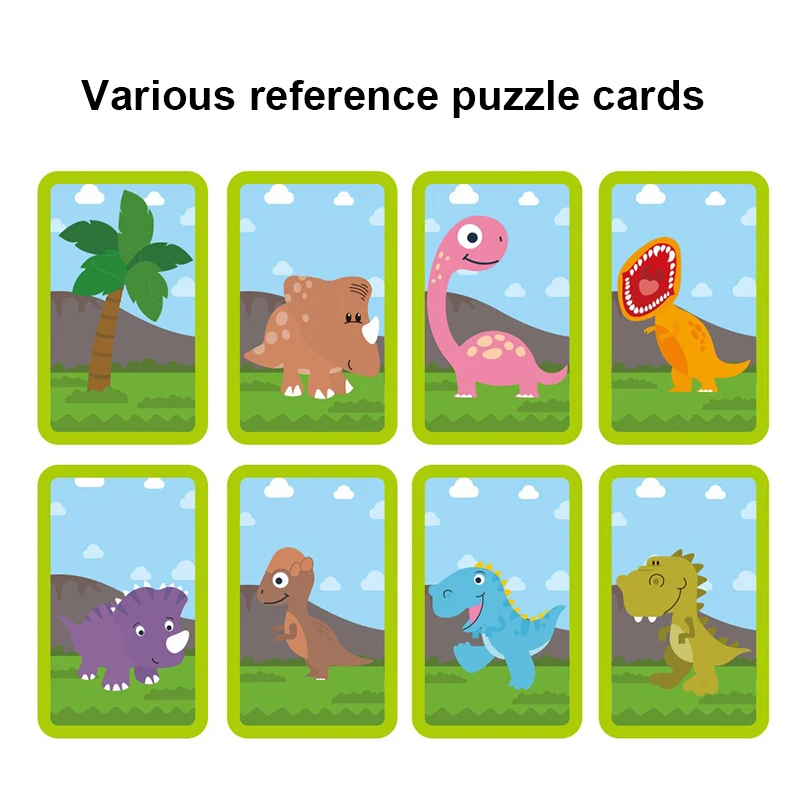 Magnetic Puzzle Book Box Universe Animal Fruit Cosplay Magnetic Stickers Puzzle DIY Educational Child Funning Toys Gifts #T3