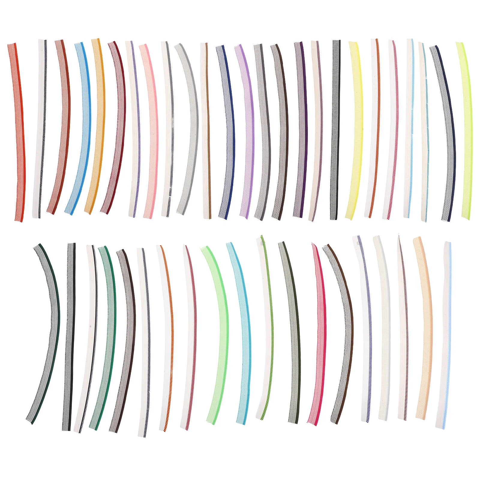 48 قطعة من عصابات ربط الكتب مجموعة عصابات النهاية سهلة التصاق بطول قابل للتعديل لألبومات الغلاف الصلب والمجلات وأغطية السجلات #5