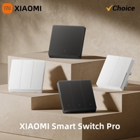 Xiaomi Smart Switch Pro Wireless Wall Switch Neutral Line Live Switch AG Glass Panel For Mijia APP Control Smart Home Linkage