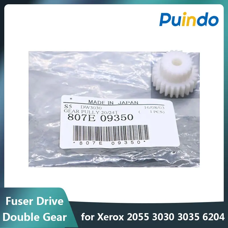 

807E09350 Original Fuser Drive Double Gear for Xerox 2055 3030 3035 6204 6604 6035 6055 6279