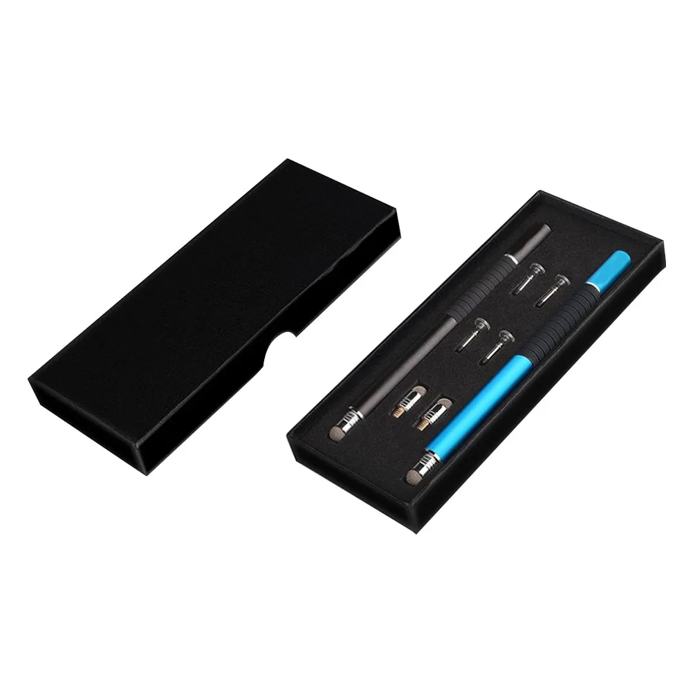 

1 Set Capacitive Pen Universal Touch Screen Stylus Replaceable Tips Pocket Clip Stylus Pencil For Tablet Phone Touchscreen